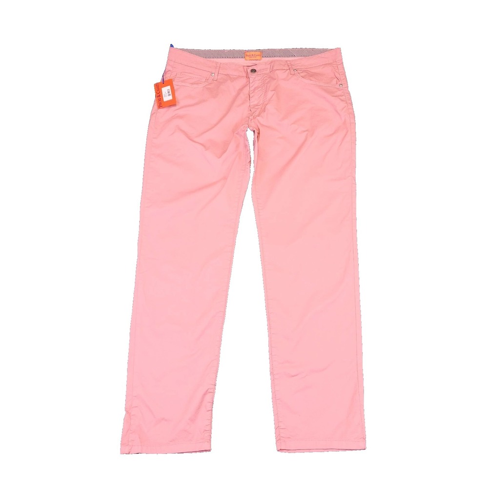 NWT‎ Pauri Casati Chino Pants Mens 41x31 (US Size) Pesca Cotton Stretch Italian